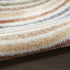 10' Blue And Ivory Abstract Washable Runner Rug